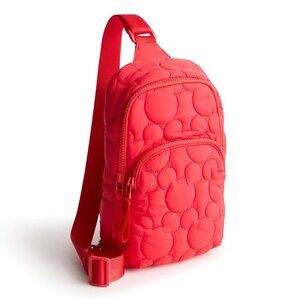 Vera Bradley Disney Lorman Sling Backpack NWT - red